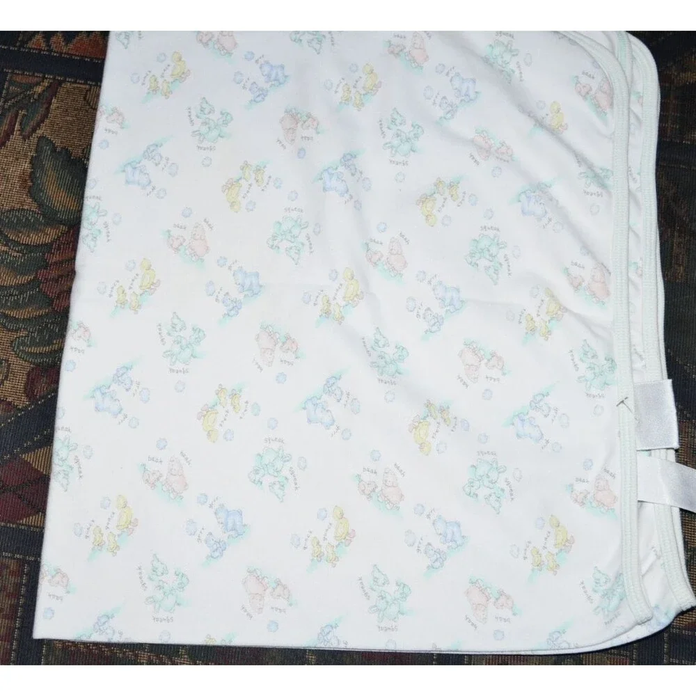 Little Impressions Healthtex Cotton Baby‎ Blanket bunny bear duck lamb animals